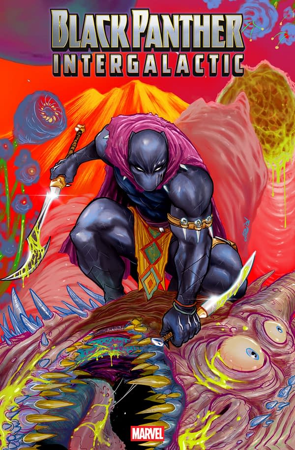 Cover image for BLACK PANTHER: INTERGALACTIC #4 ARIO ANINDITO VARIANT