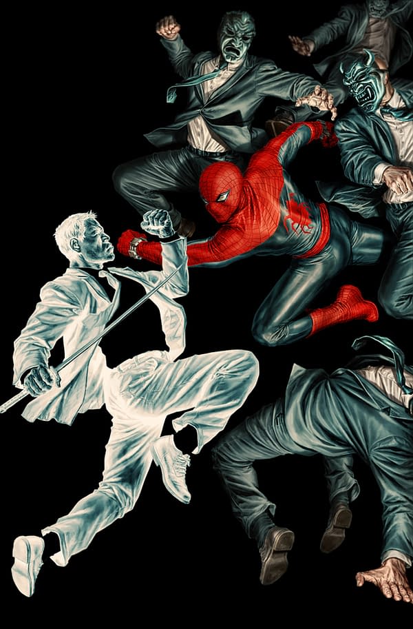 Cover image for AMAZING SPIDER-MAN #28 LEE BERMEJO AMAZING VISIONS VIRGIN VARIANT