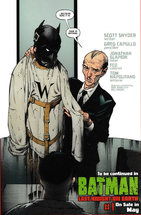 Ten Page Preview of Batman: Last Knight On Earth by Scott Snyder and Greg Capullo