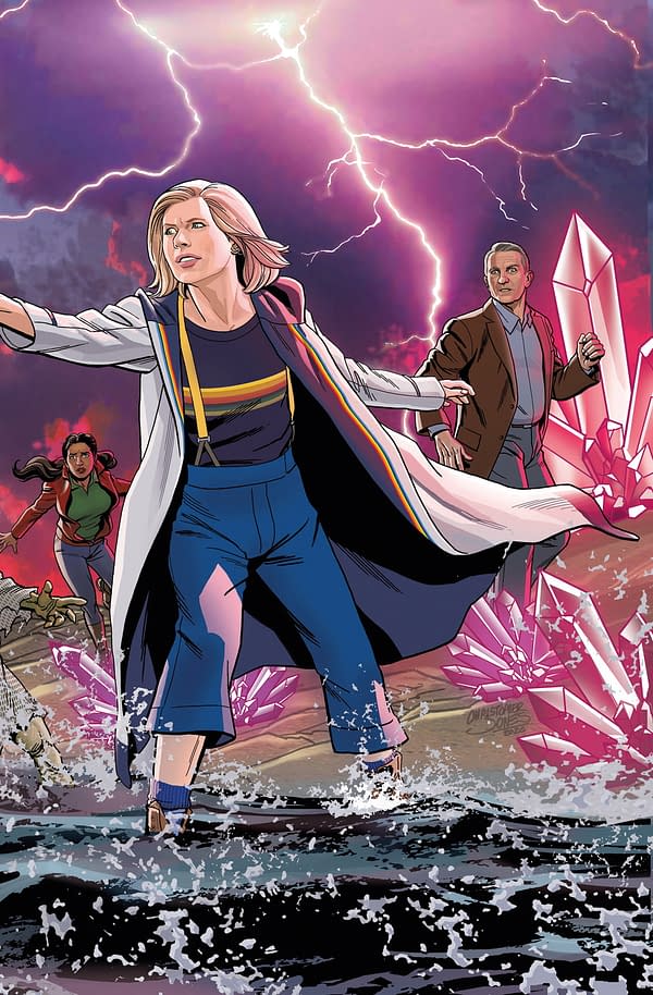 Christopher Jones' Connecting Covers For Doctor Who Comic #1-4