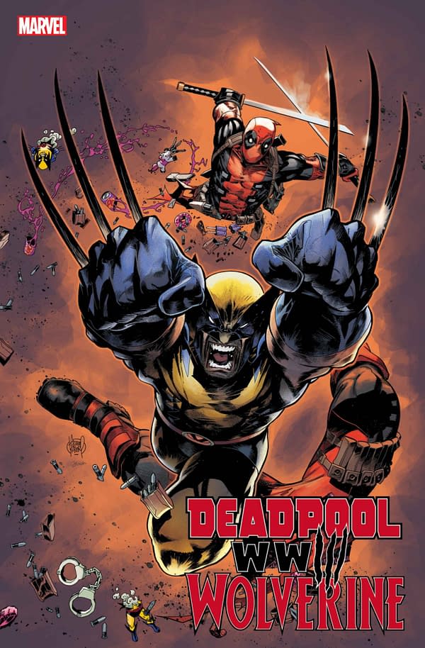 Cover image for DEADPOOL AND WOLVERINE: WWIII #3 ADAM KUBERT COVER