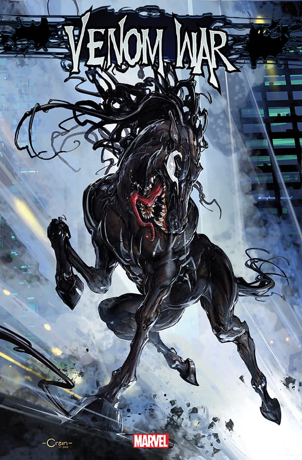 Cover image for VENOM WAR #1 CLAYTON CRAIN VENOM HORSE VARIANT [VW]