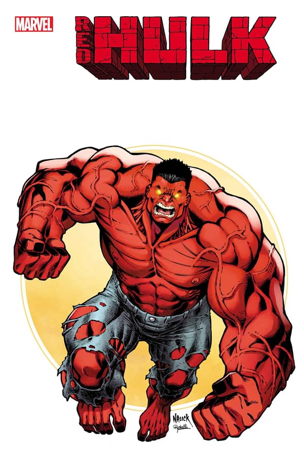 Cover image for RED HULK #1 TODD NAUCK ICONIC VARIANT [DOOM]