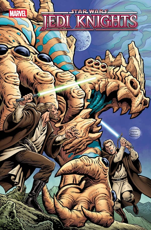 Cover image for STAR WARS: JEDI KNIGHTS #3 DAN JURGENS CLASSIC HOMAGE VARIANT