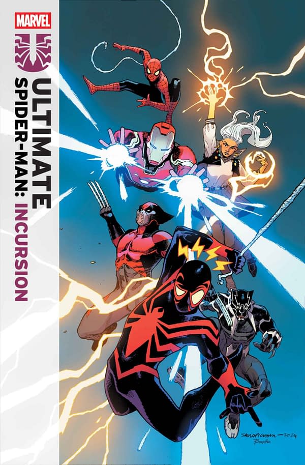 Cover image for ULTIMATE SPIDER-MAN: INCURSION #1 SARA PICHELLI COVER