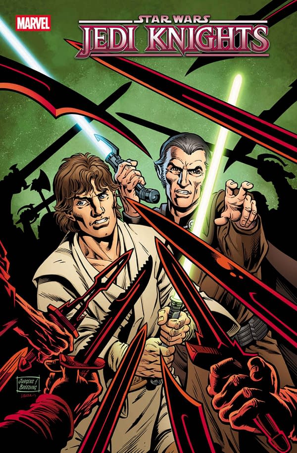 Cover image for STAR WARS: JEDI KNIGHTS #9 DAN JURGENS CLASSIC HOMAGE VARIANT