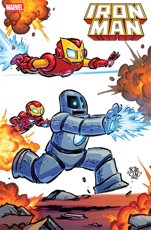 Cover image for IRON MAN #1 SKOTTIE YOUNG 4-PART CONNECTING VARIANT