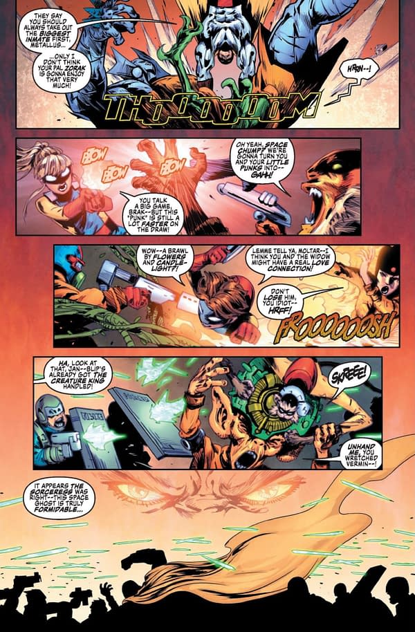 Interior preview page from Space Ghost #10