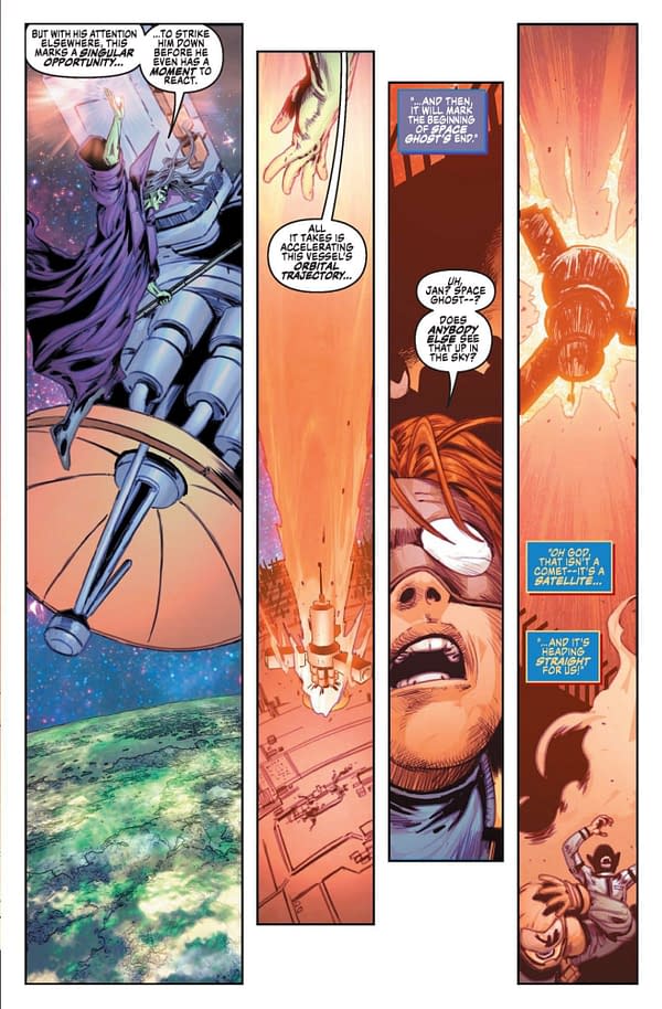 Interior preview page from Space Ghost #10