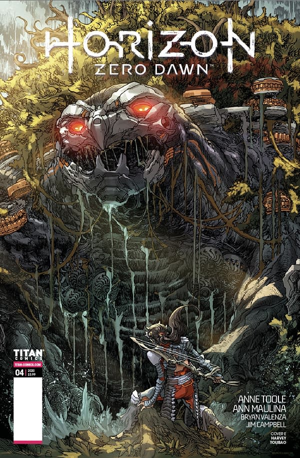 Horizon Zero Dawn Forbidden West New Machine Revealed On Comics Cover