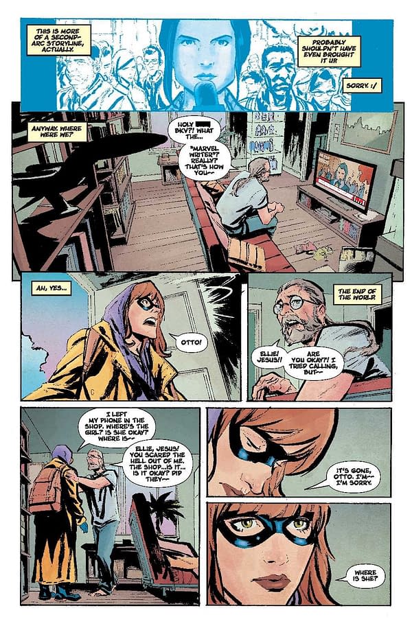 The Death (And Mispelling) Of Brian K Vaughan In Crossover #2