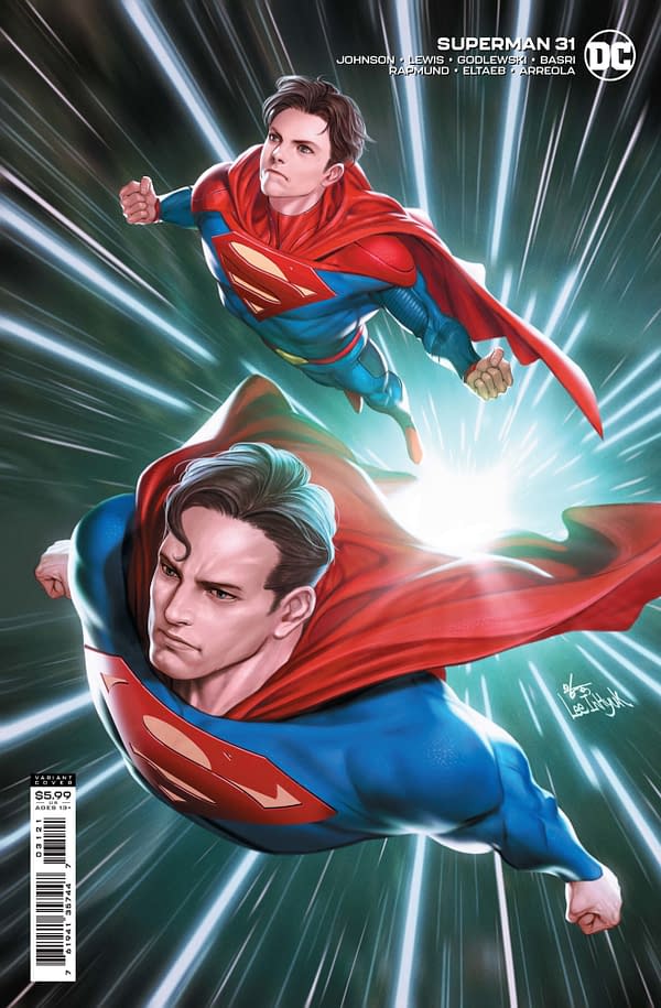 Cover image for SUPERMAN #31 CVR B INHYUK LEE CARD STOCK VAR