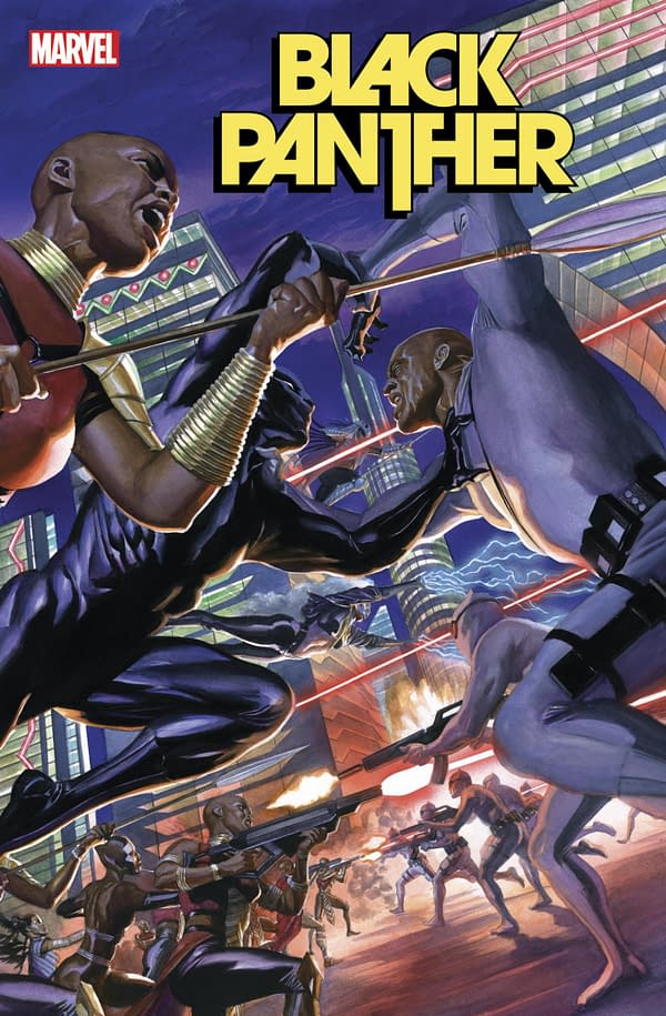 Cover image for BLACK PANTHER #8 ALEX ROSS COVER