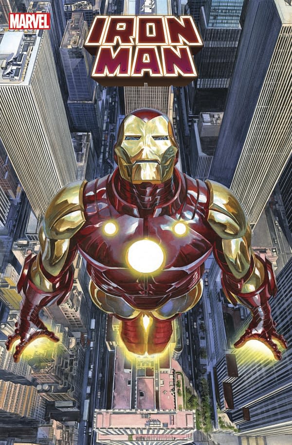 Cover image for IRON MAN #25 ALEX ROSS COVER