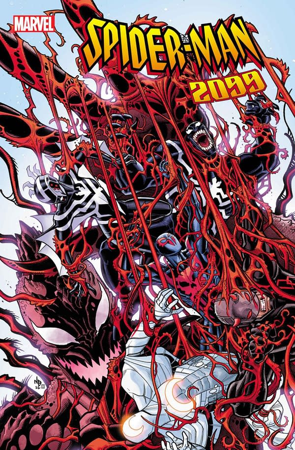 Cover image for SPIDER-MAN 2099: DARK GENESIS #4 NICK BRADSHAW COVER