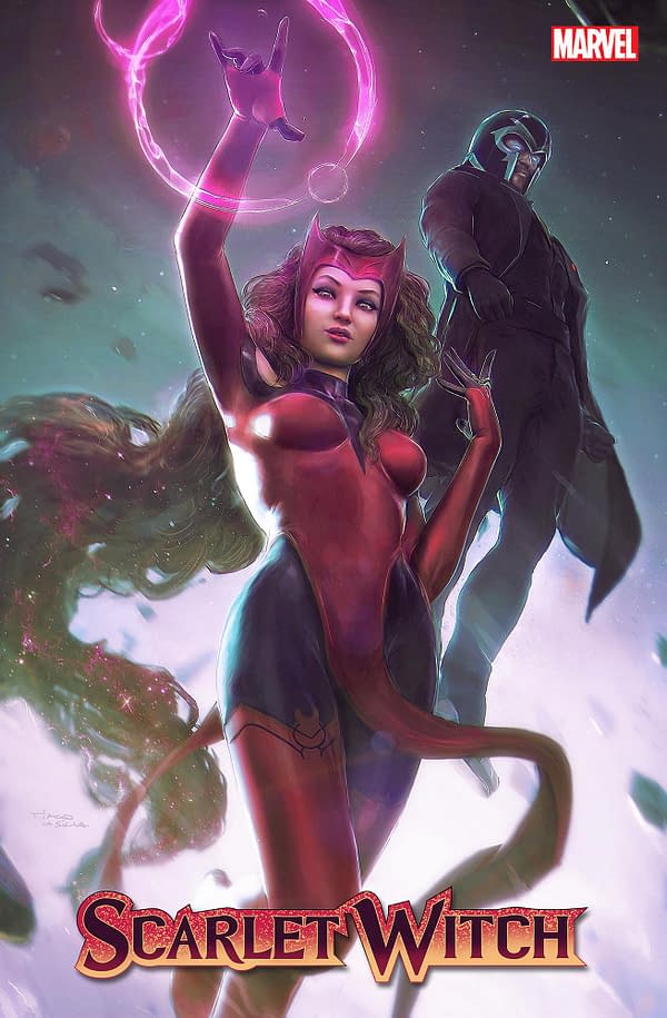 Cover image for SCARLET WITCH 9 TIAGO DA SILVA VARIANT