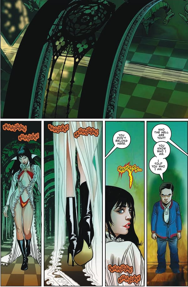 Interior preview page from Vampirella #667