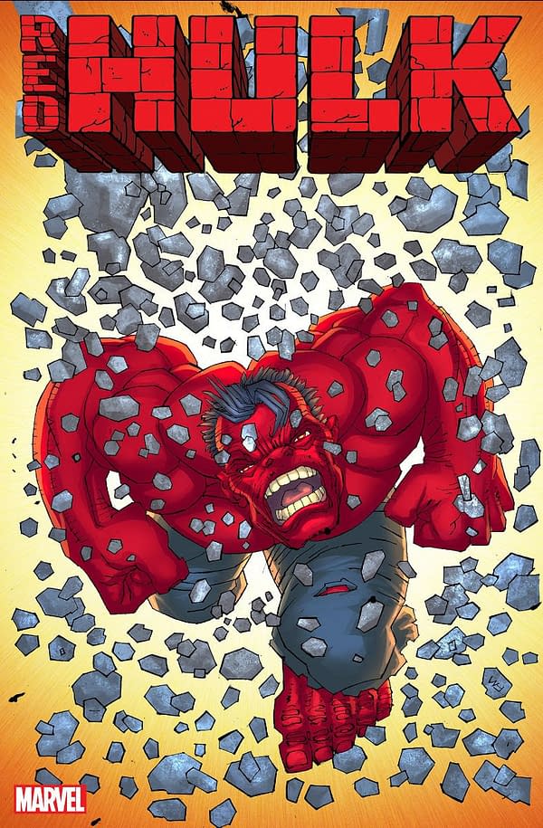 Frank Miller Draws The Red Hulk For Marvel Comics