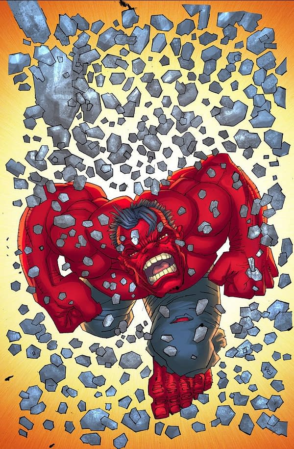 Frank Miller Draws The Red Hulk For Marvel Comics