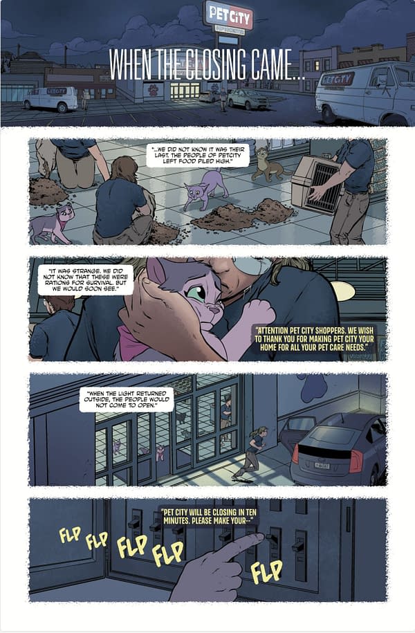 Interior preview page from Feral #16