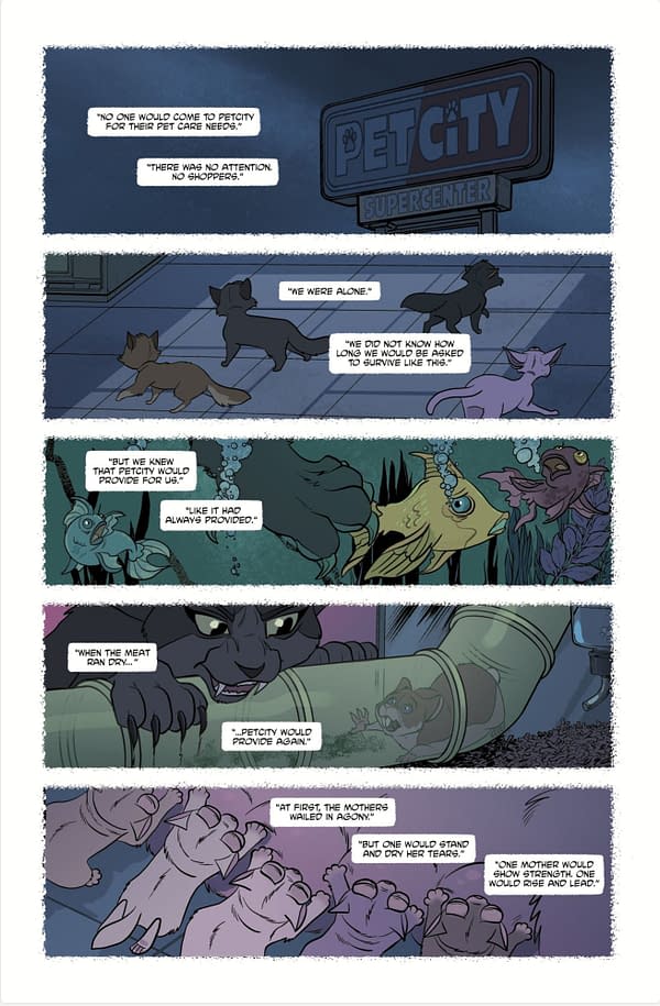 Interior preview page from Feral #16