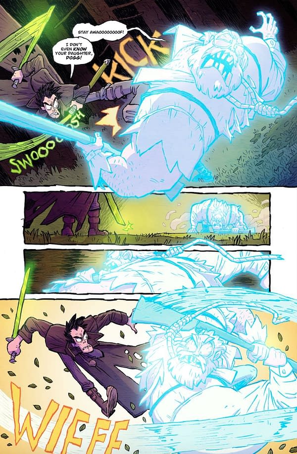 Interior preview page from Hector Plasm: Hunt the Bigfoot #1