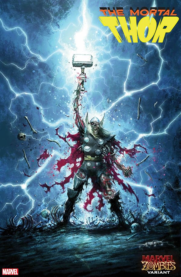 Cover image for THOR #3 JUAN FERREYRA MARVEL ZOMBIES VARIANT