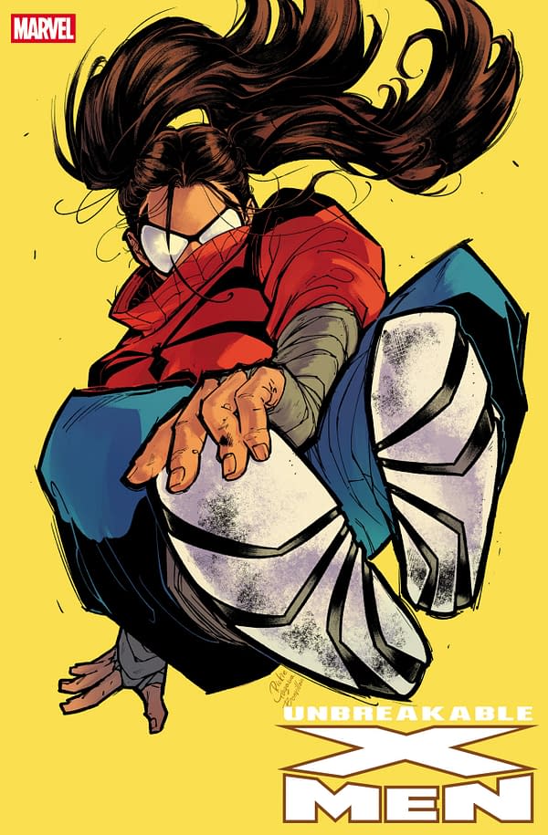 Cover image for UNBREAKABLE X-MEN #1 RICKIE YAGAWA SPIDER-GIRL VARIANT [AOR]