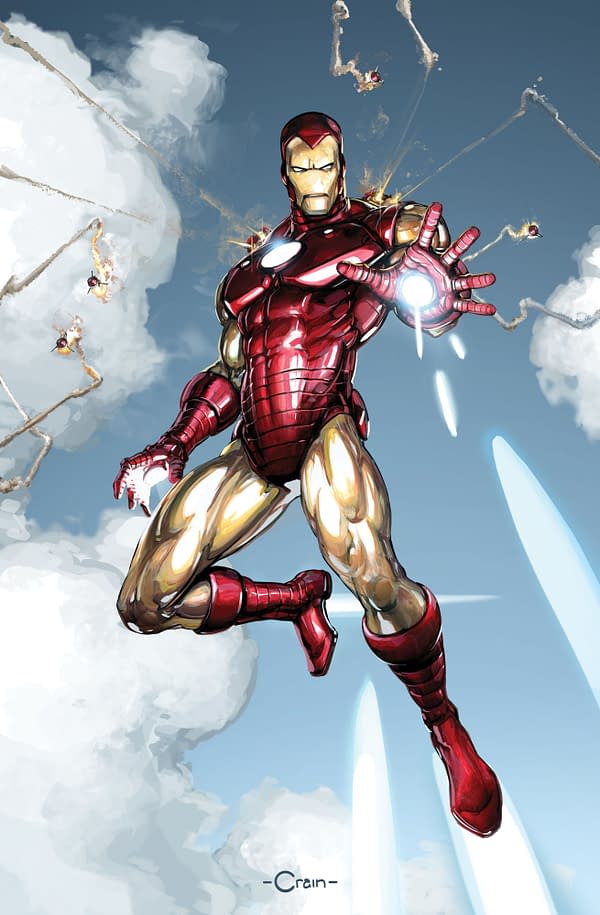 Cover image for IRON MAN #1 CLAYTON CRAIN VIRGIN VARIANT