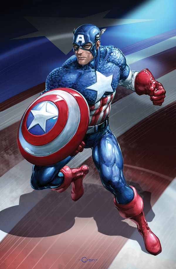 Cover image for CAPTAIN AMERICA #7 CLAYTON CRAIN VIRGIN VARIANT
