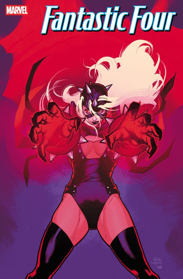 Cover image for FANTASTIC FOUR #11 RICKIE YAGAWA INVINCIBLE WOMAN VARIANT