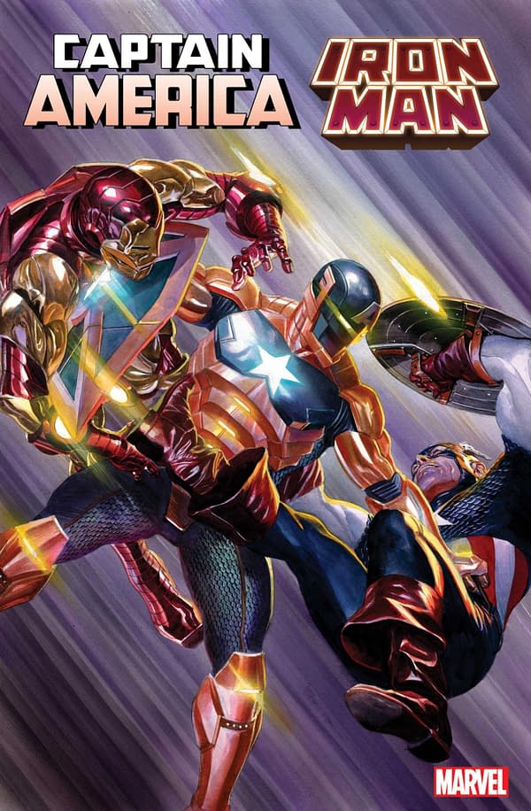 Cover image for CAPTAIN AMERICA/IRON MAN #4 ALEX ROSS COVER