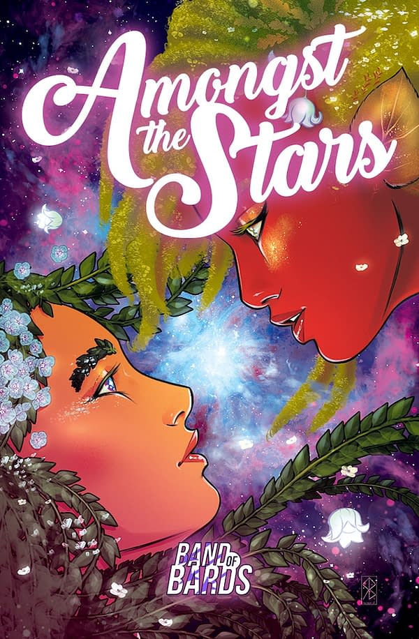 Fantasy Artist Syd Mills' First Interior Comic Art Work Ever in Amongst The Stars