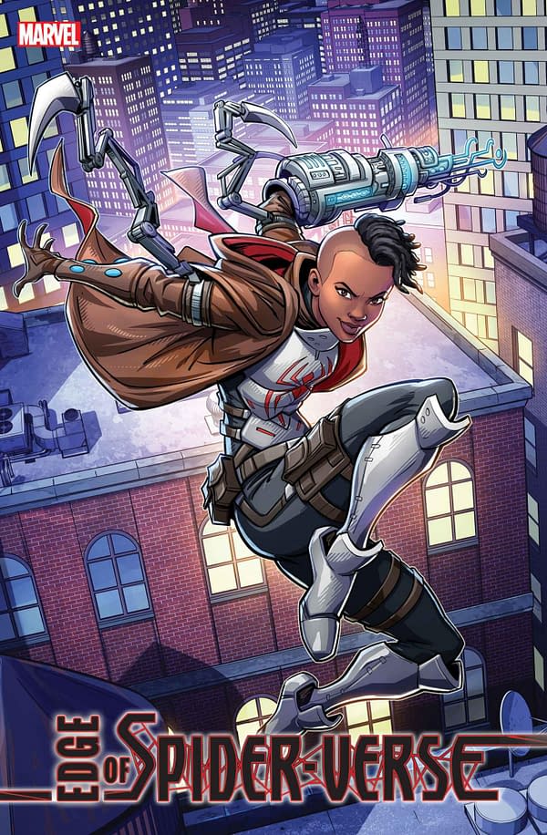 Cover image for EDGE OF SPIDER-VERSE #3 PATRICK BROWN COVER