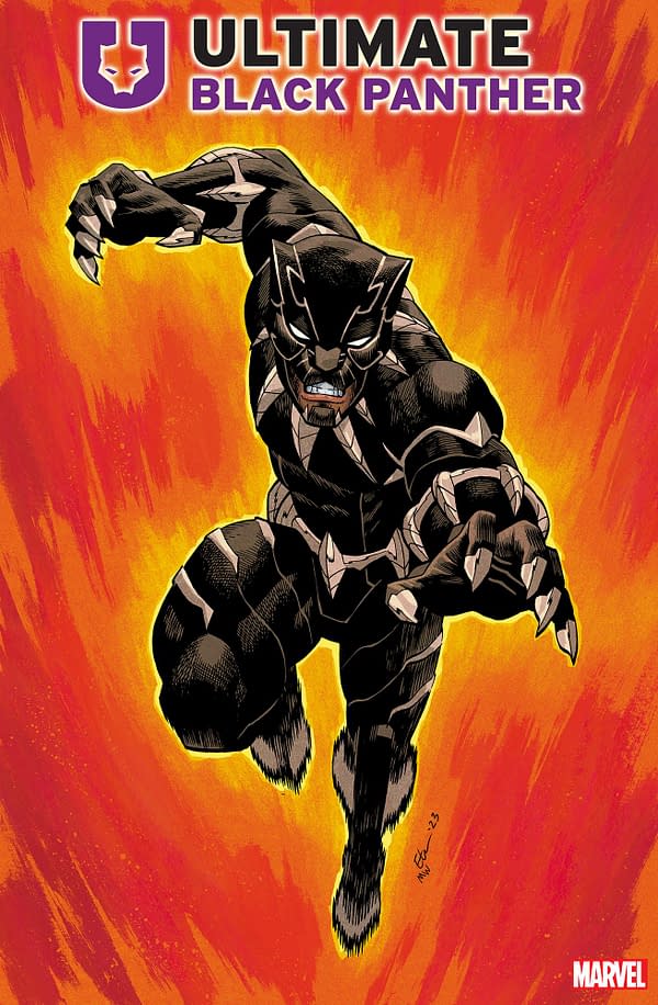 Cover image for ULTIMATE BLACK PANTHER 1 ETHAN YOUNG VARIANT