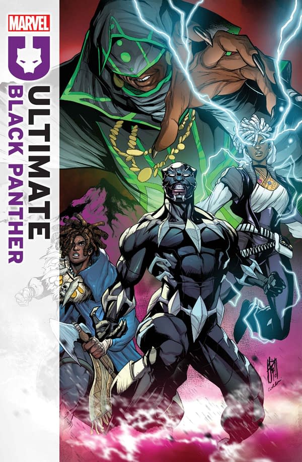 Cover image for ULTIMATE BLACK PANTHER #5 STEFANO CASELLI COVER