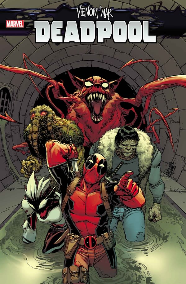 Cover image for VENOM WAR: DEADPOOL #2 GIUSEPPE CAMUNCOLI COVER