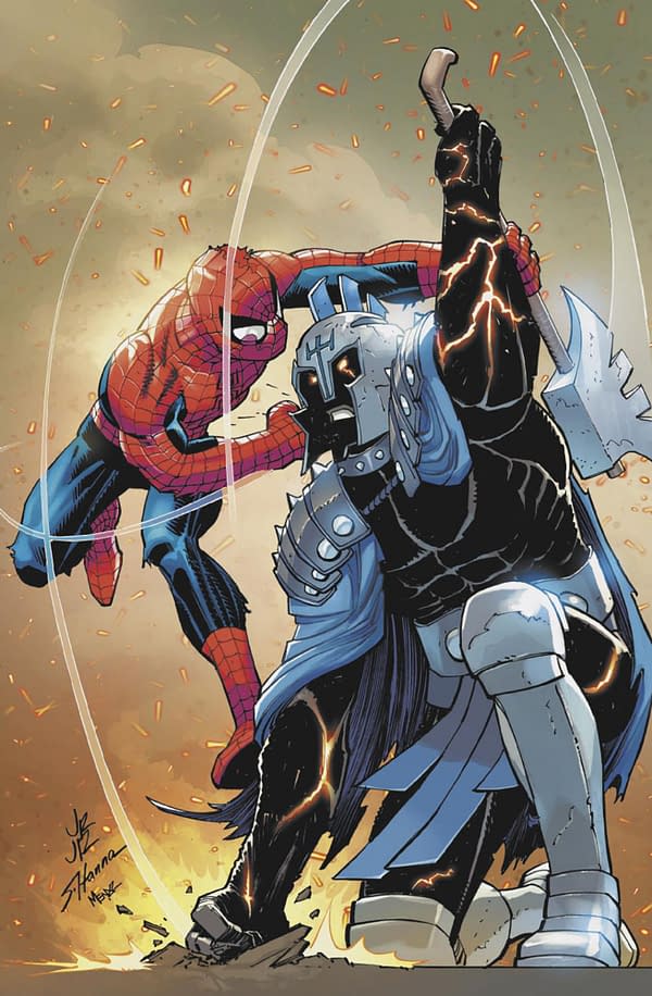 Cover image for AMAZING SPIDER-MAN #7 JOHN ROMITA JR. VIRGIN VARIANT