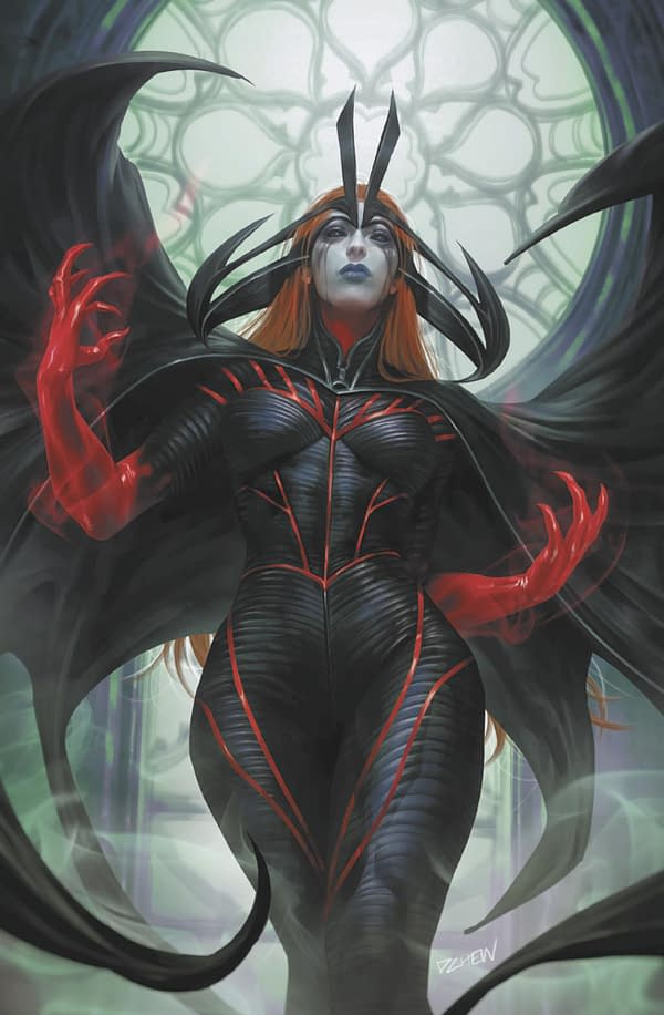 Cover image for BRING ON THE BAD GUYS: GREEN GOBLIN #1 DERRICK CHEW SISTER SORROW VIRGIN VARIANT
