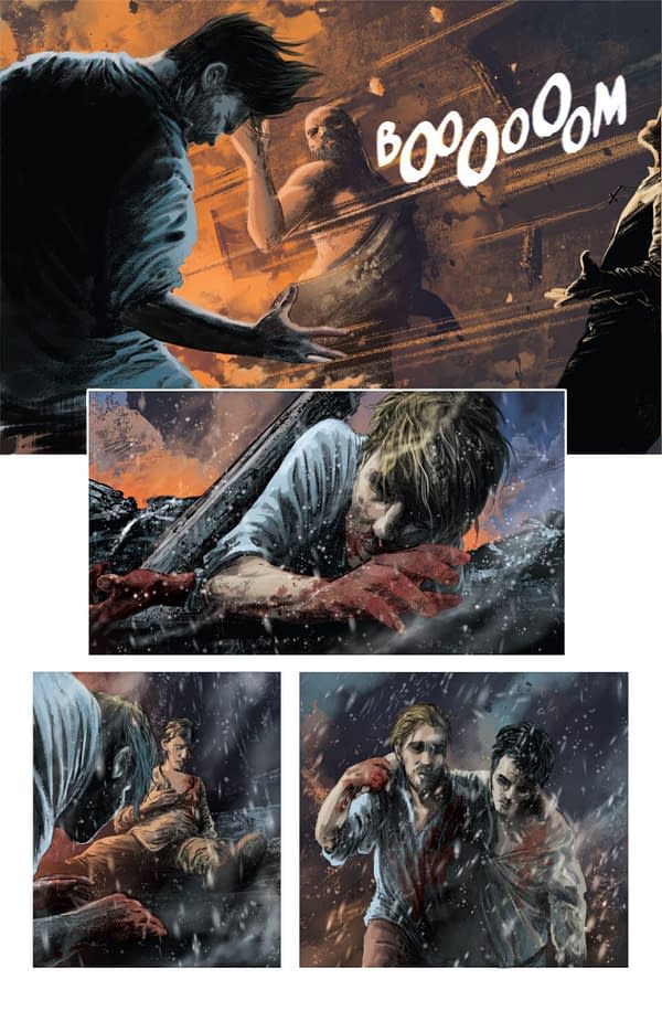 Interior preview page from Black Star #1