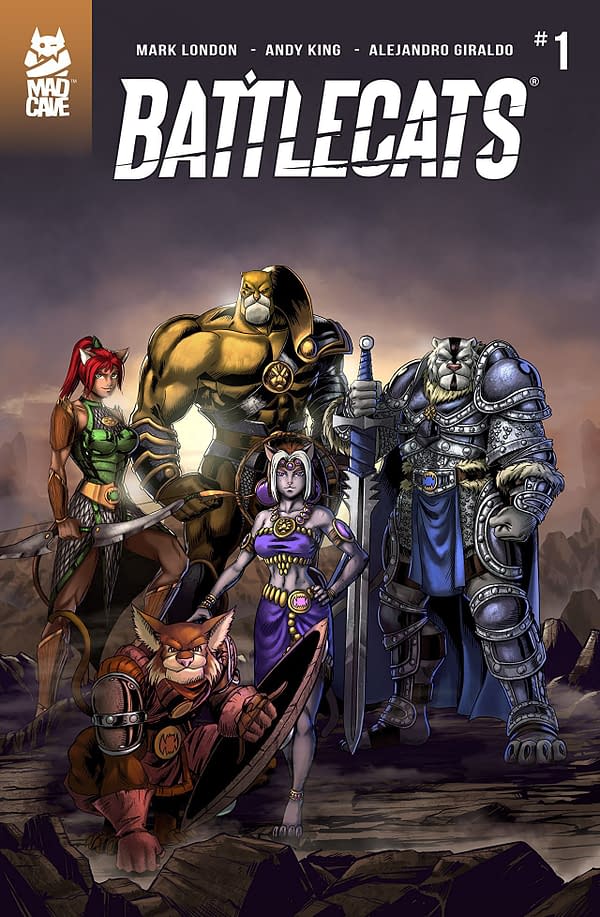 Battlecats #1 cover by Andy King