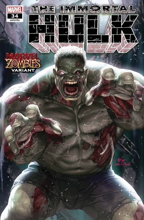 Immortal Hulk #34 Zombie Variant Cover