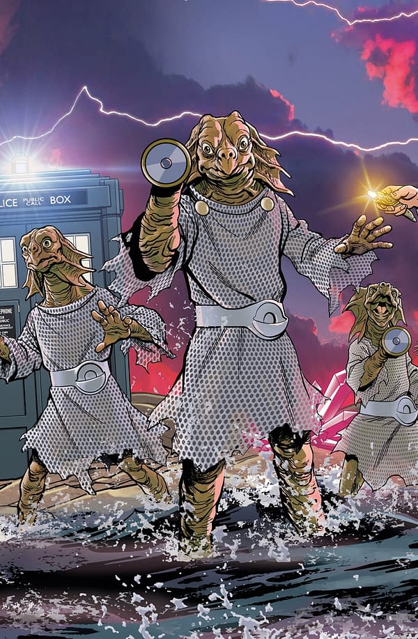 Christopher Jones' Connecting Covers For Doctor Who Comic #1-4