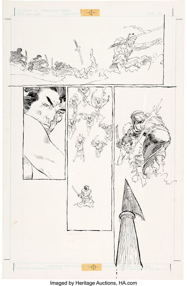 Frank Miller's Daredevil, Ronin, Sin City Original Artwork At Auction