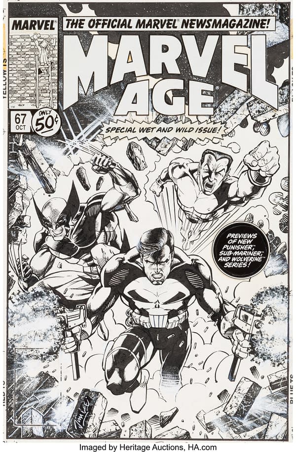 Jim Lee X-Men, WildCATS and Punisher Original Artwork at Auction