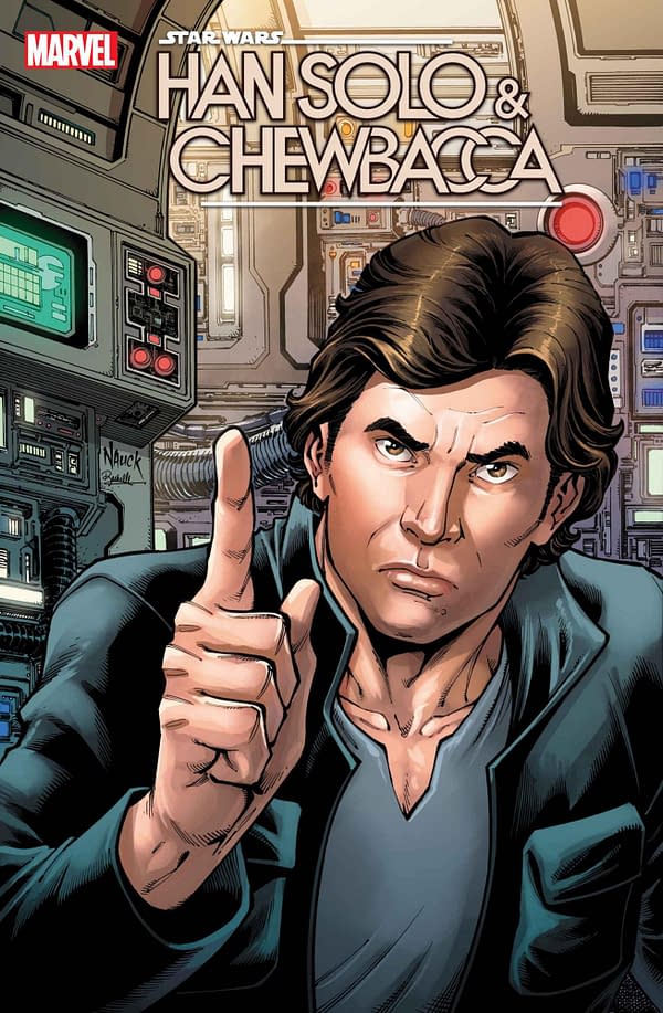 Cover image for STAR WARS: HAN SOLO & CHEWBACCA 9 NAUCK VARIANT