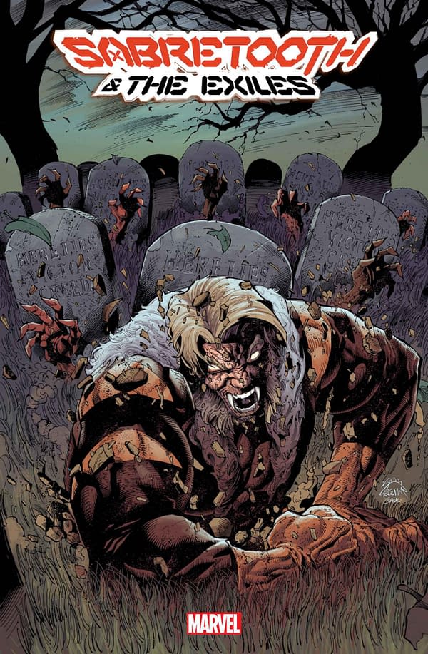 Cover image for SABRETOOTH AND THE EXILES #4 RYAN STEGMAN COVER