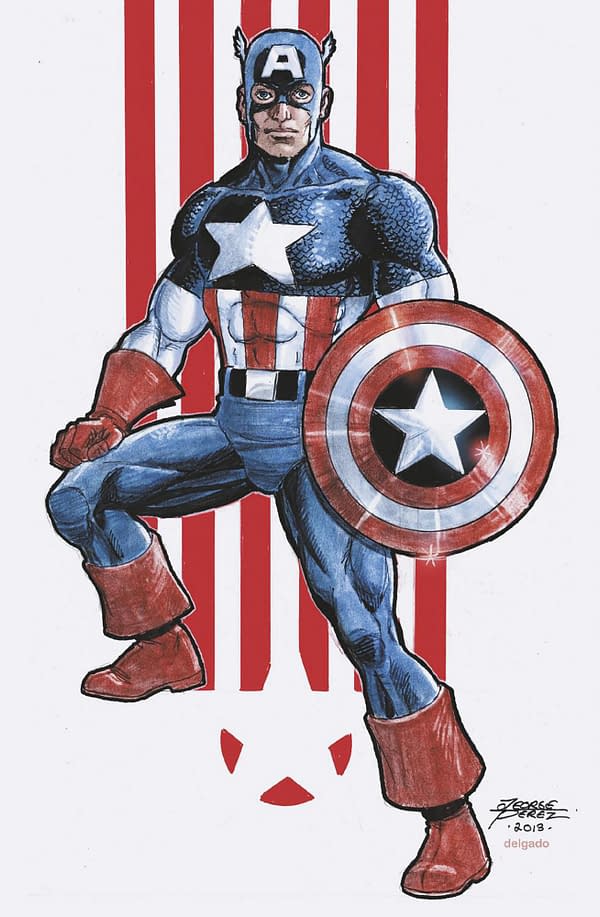 Cover image for CAPTAIN AMERICA 2 GEORGE PEREZ VIRGIN VARIANT