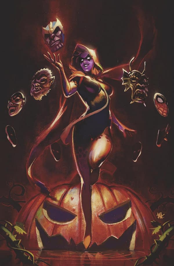 Cover image for HALLOWS' EVE: THE BIG NIGHT 1 BEN HARVEY VIRGIN VARIANT