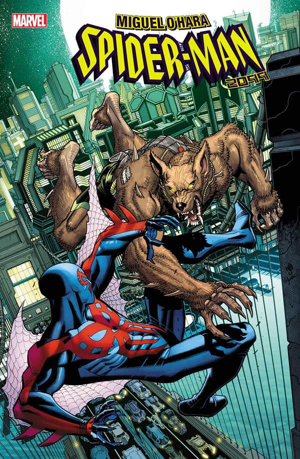 Cover image for MIGUEL O'HARA: SPIDER-MAN 2099 #3 NICK BRADSHAW COVER